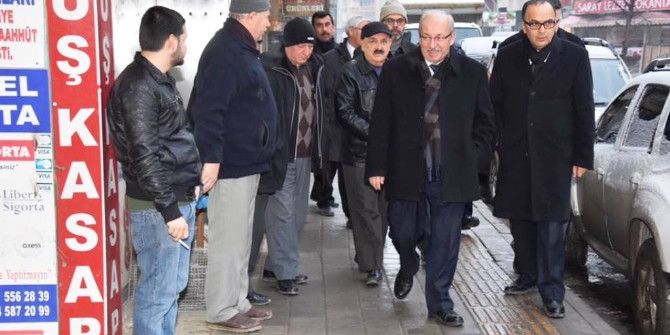 Başkan Albayrak Saray’da Ziyaretlerde Bulundu