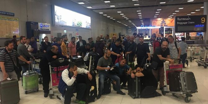 37 Türk İş Adamı Bangkok’ta Havalimanında Mahsur Kaldı