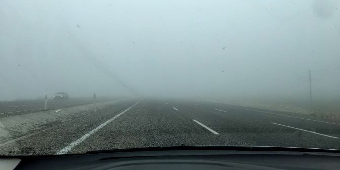 Adıyaman-şanlıurfa Karayolunda Yoğun Sis