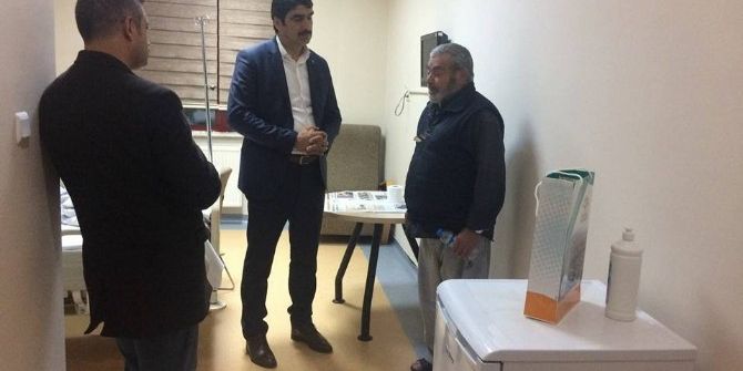 Başkan Polat Hastaları Ziyaret Etti