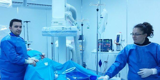 Balkanların Sağlık Üssünde Tıkalı Bacak Damarı Anjio İle Açıldı