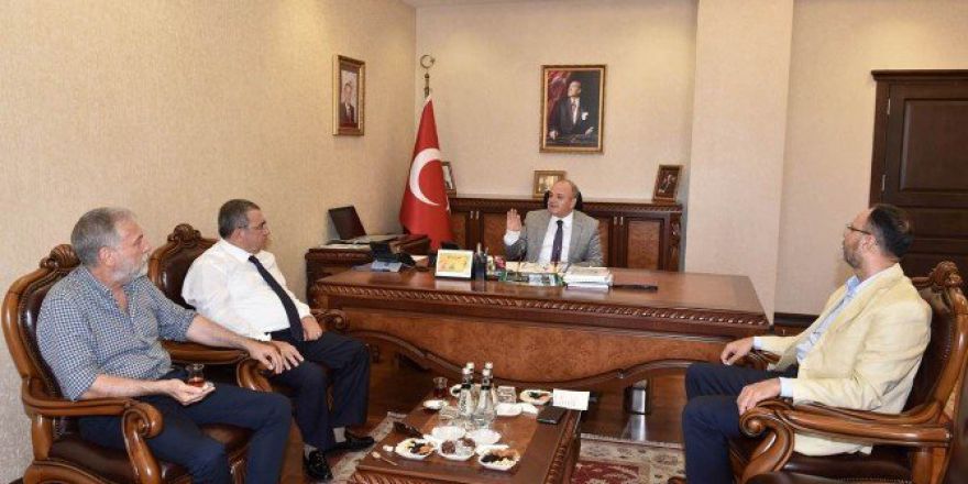 Borsa Ve Oda Başkanlarından Vali Çakacak’a Destek Ziyareti