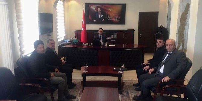 Ercek’ten Kaymakam Tekin Dündar’a Hayırlı Olsun Ziyareti