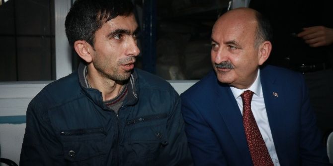 Bakan Müezzinoğlu İşçilerle Buluştu