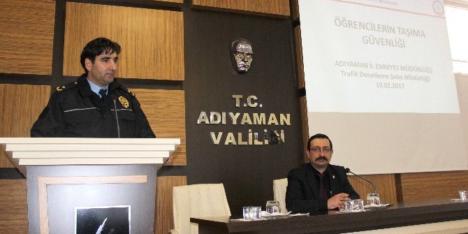 ‘Öğrencilerin Taşınma Güvenliği’ Eğitimi Verildi