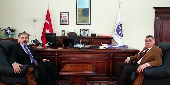 Stk’lardan Rektör Biber’e Ziyaret