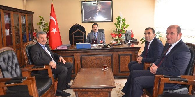 Müdür Arslan’dan Kaymakam Özkan’a Veda Ziyareti