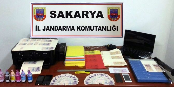 Sakarya’da Sahte Para Operasyonu