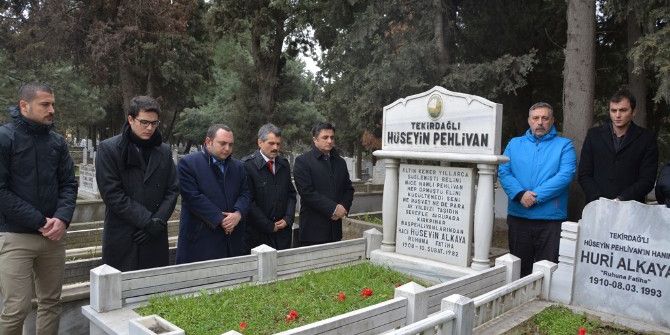 Efsane Güreşçi Hüseyin Pehlivan Mezarı Başında Anıldı