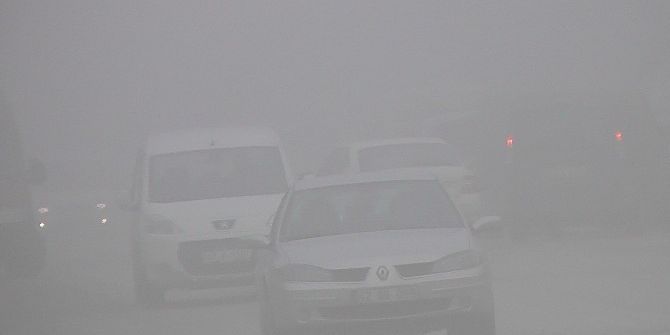 Kulu’da Sis Görüş Mesafesini Düşürdü