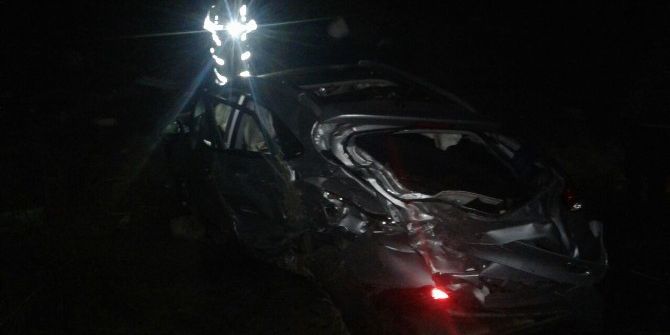 Gölbaşı’nda Otomobil Takla Attı: 3 Yaralı