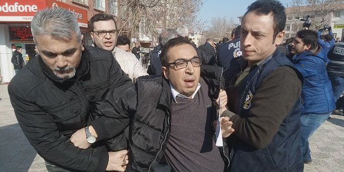 Malatya’da İzinsiz Gösteri Gerginliği