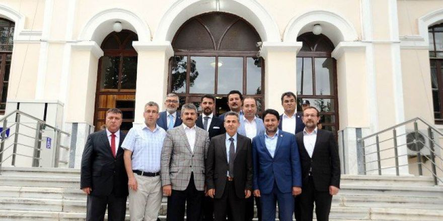 Vali Elban’a, Eskişehir’in İlçe Belediye Başkanlarından Ziyaret