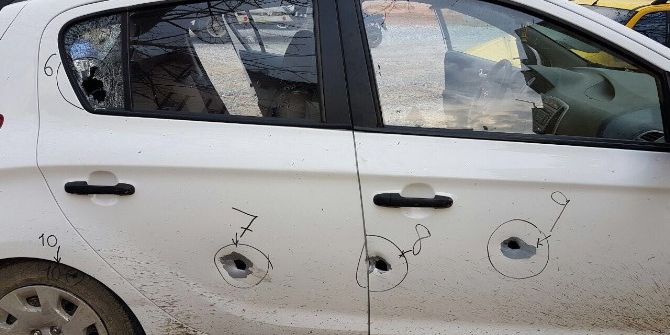 Tartıştığı Kişinin Park Halindeki Otomobiline Av Tüfeğiyle Ateş Etti