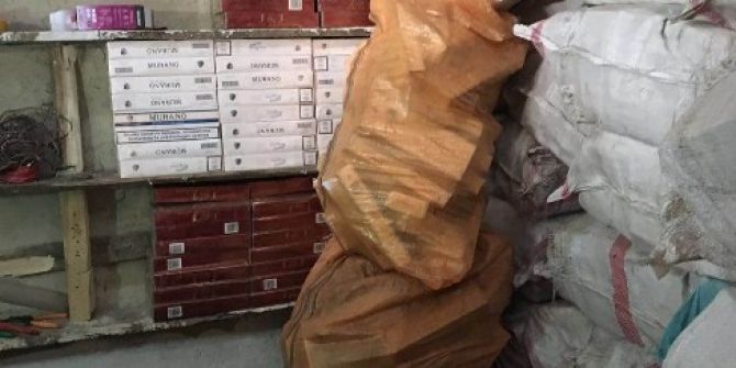 Yüksekova’da 77 Bin 500 Paket Kaçak Sigara Ele Geçirildi