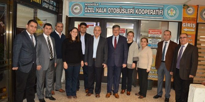 Vali Güvençer Özel Halk Otobüsü Şoförleriyle Buluştu
