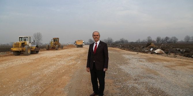 İnegöl Çevre Yolunda Hummalı Çalışma