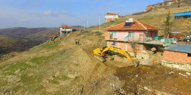 İmara Yeni Açılan Bölgeye Altyapı Çalışması