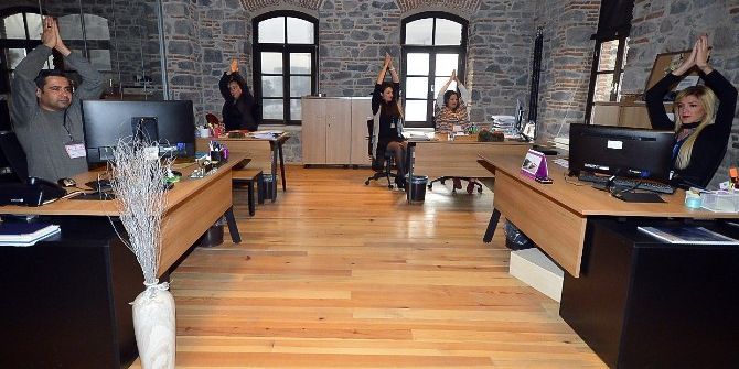 Ofiste Spor Yapıyorlar