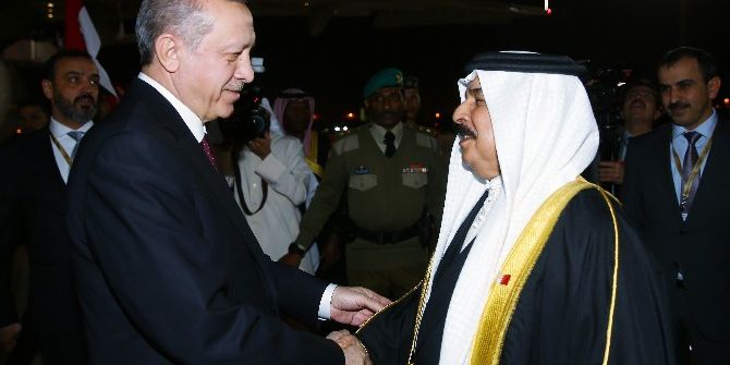 Cumhurbaşkanı Erdoğan Bahreyn’de Resmi Törenle Karşılandı