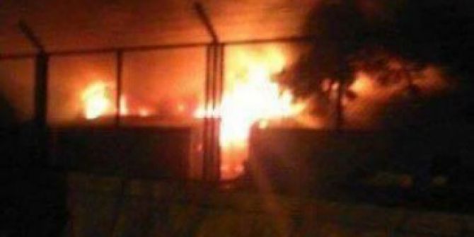 Kırıkhan 2. Hudut Taburu Yatakhanesinde Yangın