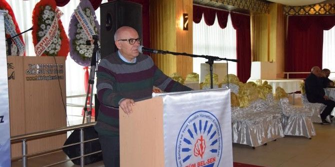 Başkan Eşkinat Tüm Bel-sen Genel Kuruluna Katıldı