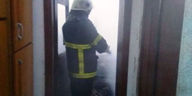 5 Kişinin Yaşadığı Ev Kül Oldu