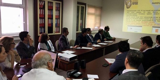 Uşak Kamu Hastaneler Birliği Söke’de Pardus Sistemini İnceledi