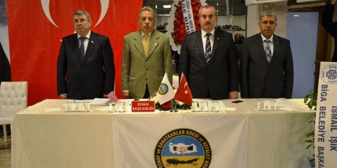 Biga’da Esnaf Ve Kefalet Kooperatifi 54.olağan Genel Kurulu Yapıldı