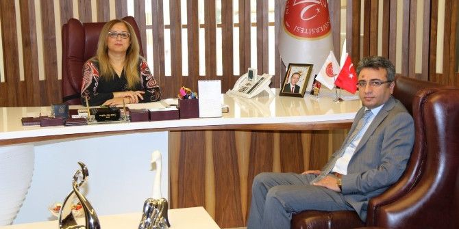 Derinkuyu Kaymakamı Öztürk Rektör Kılıç’ı Ziyaret Etti