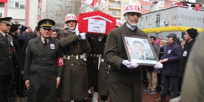 El-bab Şehidi Teğmen Furkan Yayla Giresun’un Görele İlçesinde Son Yolculuğuna Uğurlanıyor
