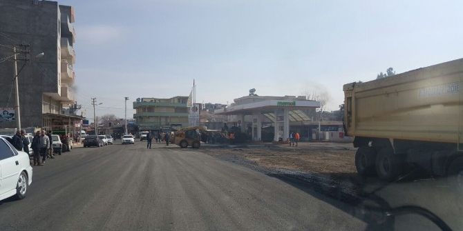 Yakıt İstasyonunun Bahçesinin Asfaltlanması Mahallelinin Tepkisine Neden Oldu