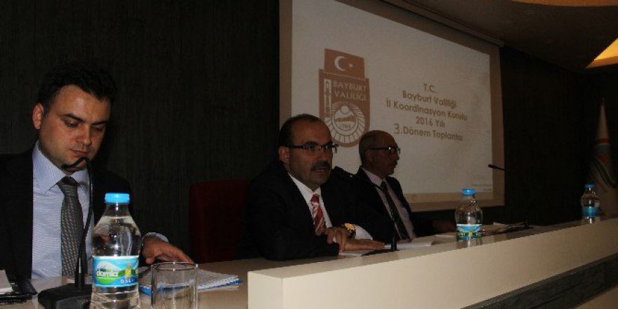 Bayburt İl Koordinasyon Kurulu Toplantısı Yapıldı