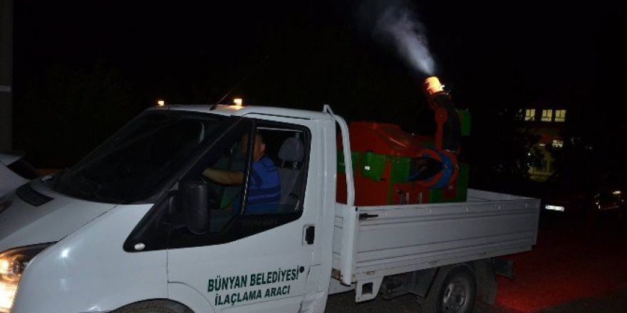 Bünyan Belediyesi Çevre Sağlığı İçin 7/24 Görev Başında