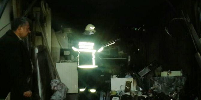 Depodaki Yangın Paniğe Neden Oldu