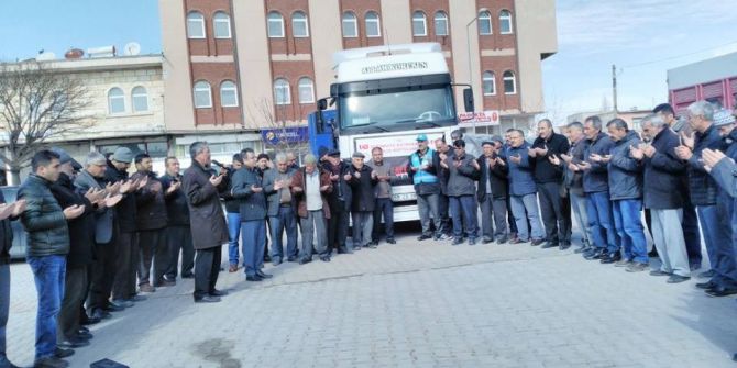 Derinkuyu’dan Halep’e 1 Tır Yardım Gönderildi