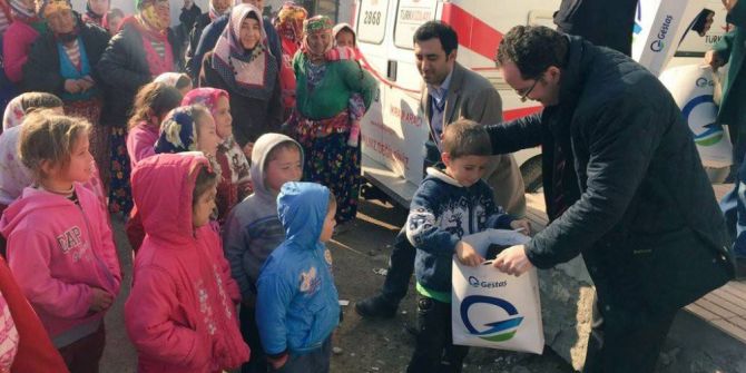 Gestaş’tan Depremzedelere Giyim Yardımı