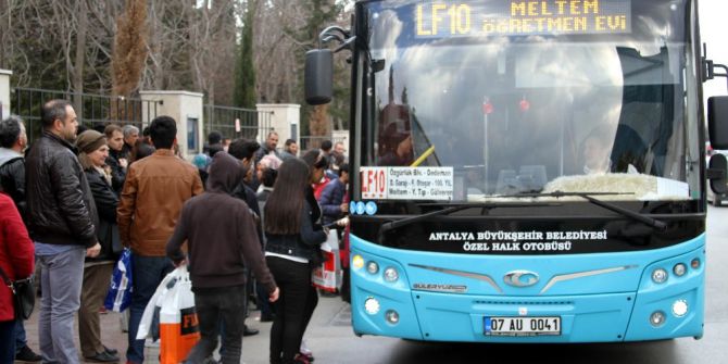 Antalya’da Tek Tip Ulaşım Aşısı Tuttu