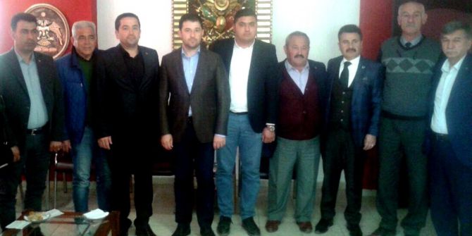 Ak Parti Mezitli Yönetiminden Mhp Mezitli’ye Ziyaret