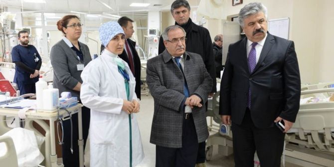 Polis Memuruna ’Geçmiş Olsun’ Ziyareti