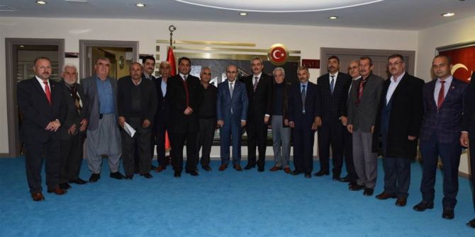 Muhtarlardan Vali Demirtaş’a İade-i Ziyaret
