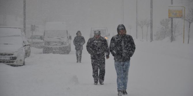 Yüksekova’da Yoğun Kar Yağışı