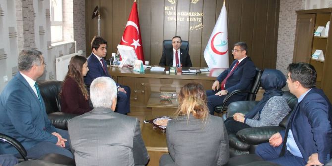 Vali Çataklı, İl Sağlık Müdürlüğü’nü Ziyaret Etti