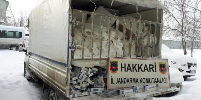 Hakkari’de 75 Bin Paket Kaçak Sigara Ele Geçirildi