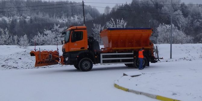 Bolu’da Kar Yağışı Tekrar Başladı