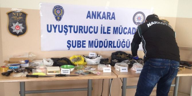 Ankara’da Zehir Tacirlerine Şafak Operasyonu: 58 Gözaltı