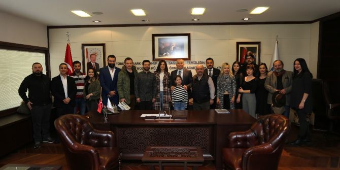 Sinemacılardan Başkan Zolan’a Ziyaret