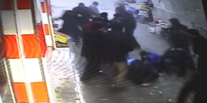 Ağrı’da Pazar Yerinde Faciadan Dönüldü