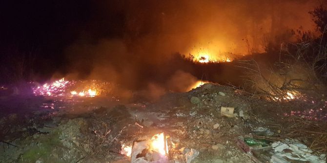 Manavgat’ta 2 Ayrı Orman Yangını