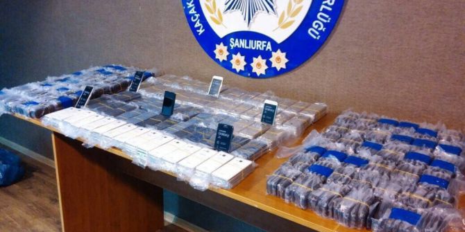 Şanlıurfa’da 750 Adet Kaçak Telefon Ele Geçirildi